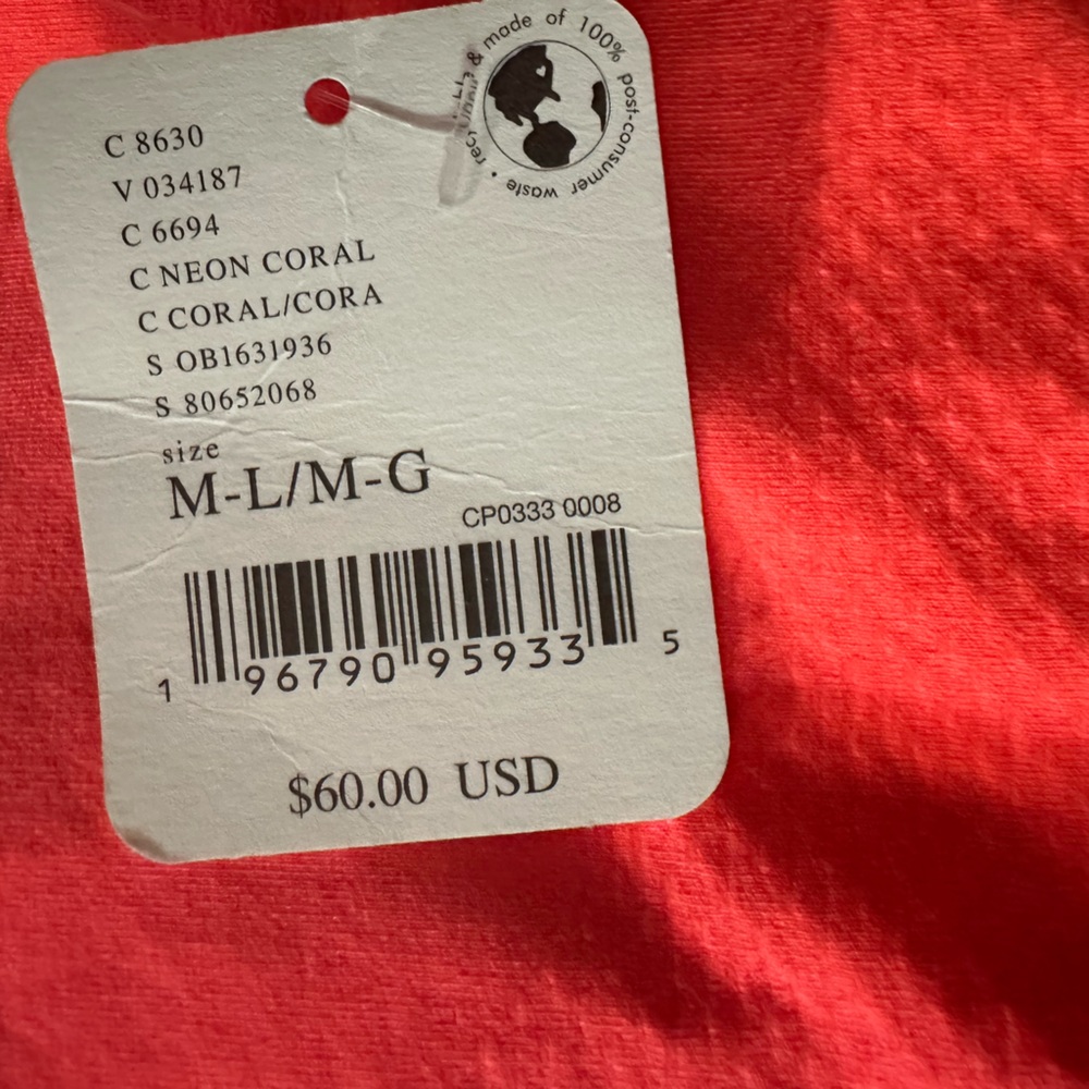 FP Movement by Free People | Every Single Time Runsie Neon Coral | Size M/L NWT - Picture 9 of 14